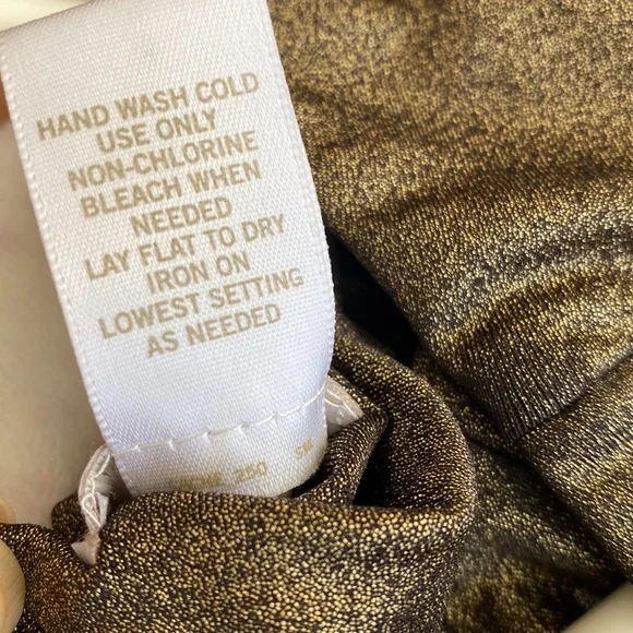 Cache gold glitter tank top size S - Picture 6 of 7